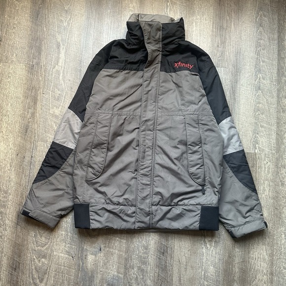 Cintas Other - Cintas Xfinity Gray‎ & Black Medium Jacket With Fleece Lining Good Fast Ship